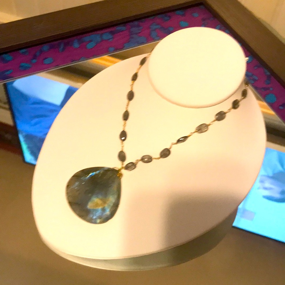 Labradorite necklace